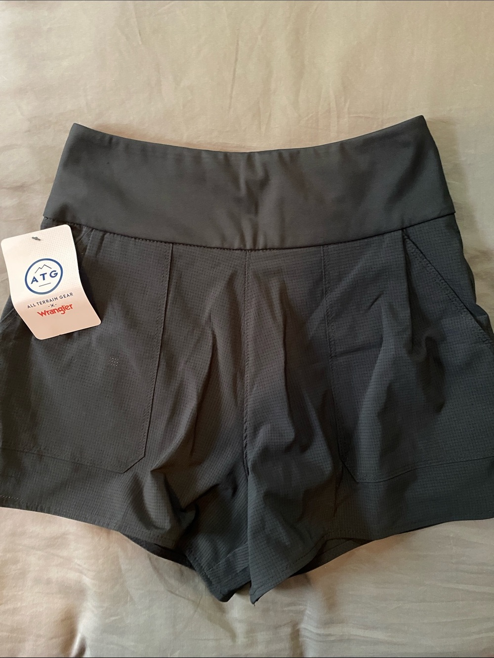 Wrangler ATG Women's Black Athletic Stretch Shorts